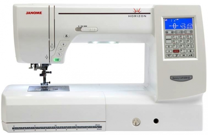 Janome Horizon Memory Craft 8200 QC Sewing Machine